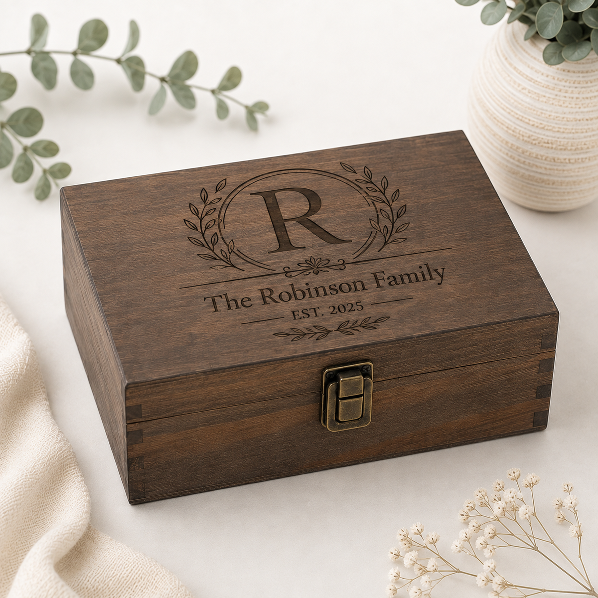 Custom Keepsake Box (8.5" × 6" × 3")