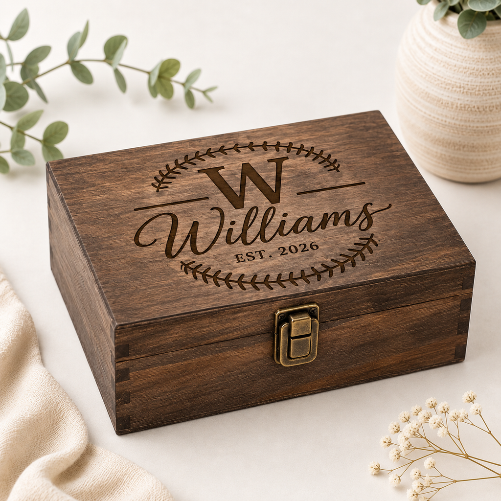 Custom Keepsake Box (8.5" × 6" × 3")