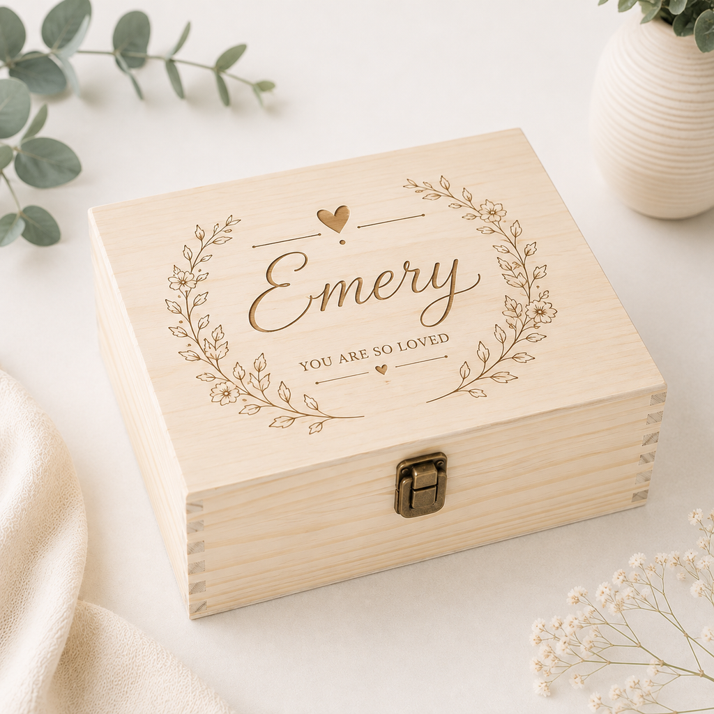 Custom Keepsake Box (11.37" × 11.37" × 4.5")
