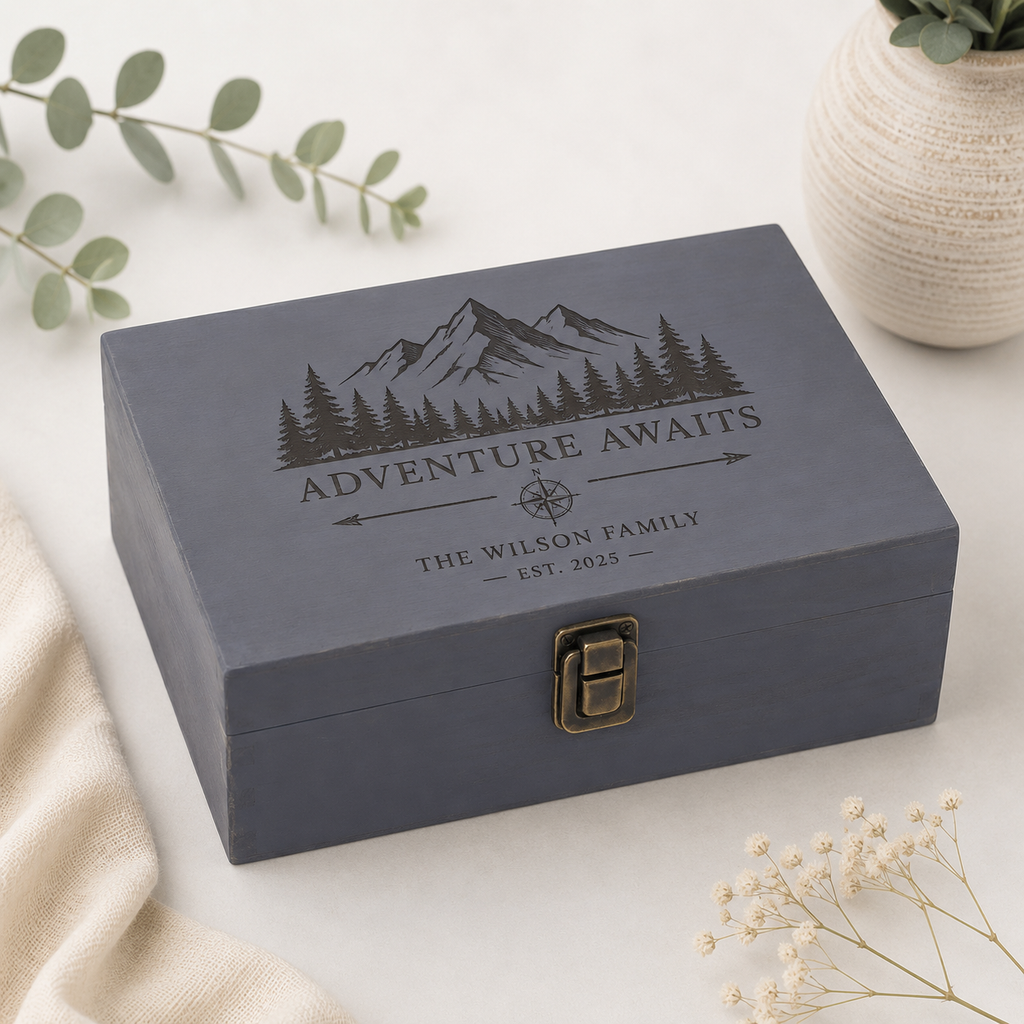 Custom Keepsake Box (8.5" × 6" × 3")