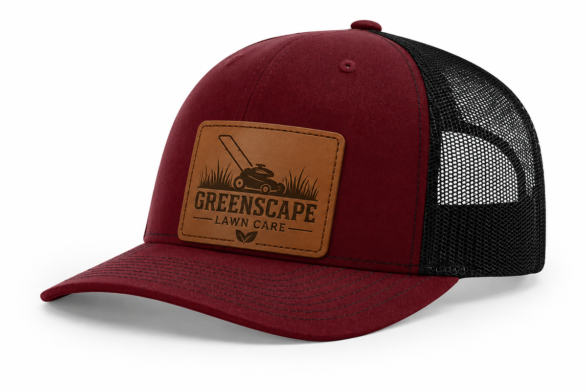 Custom Leather Patch Hat
