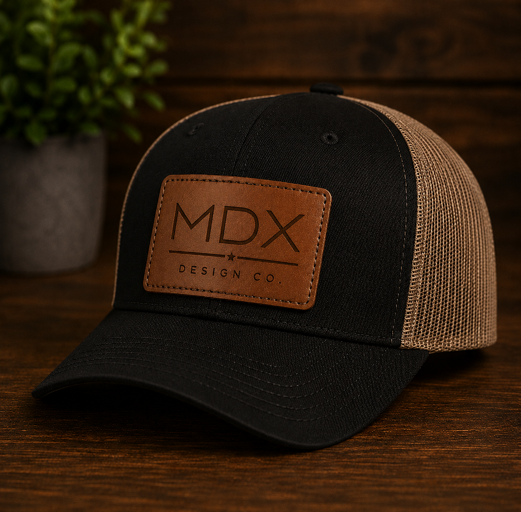 Custom Leather Patch Hat
