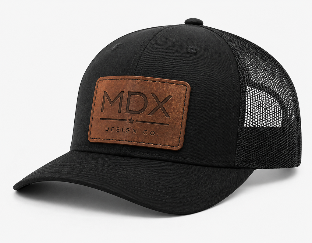 Custom Leather Patch Hat